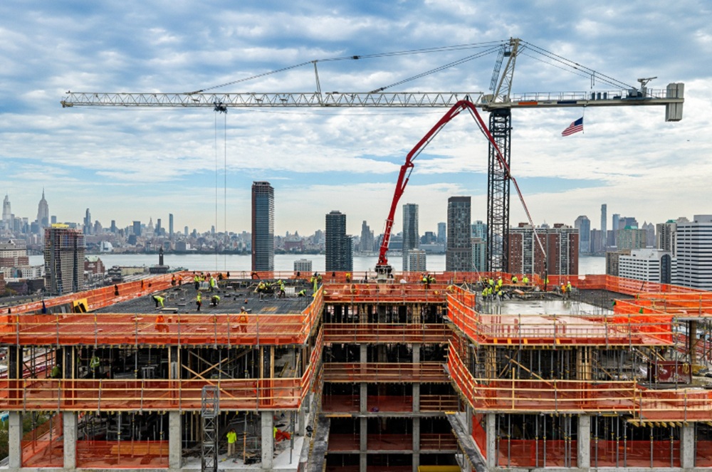 The Lucy tops out: Historic St. Lucy’s Church redevelopment brings 444 luxury apartments to Jersey City